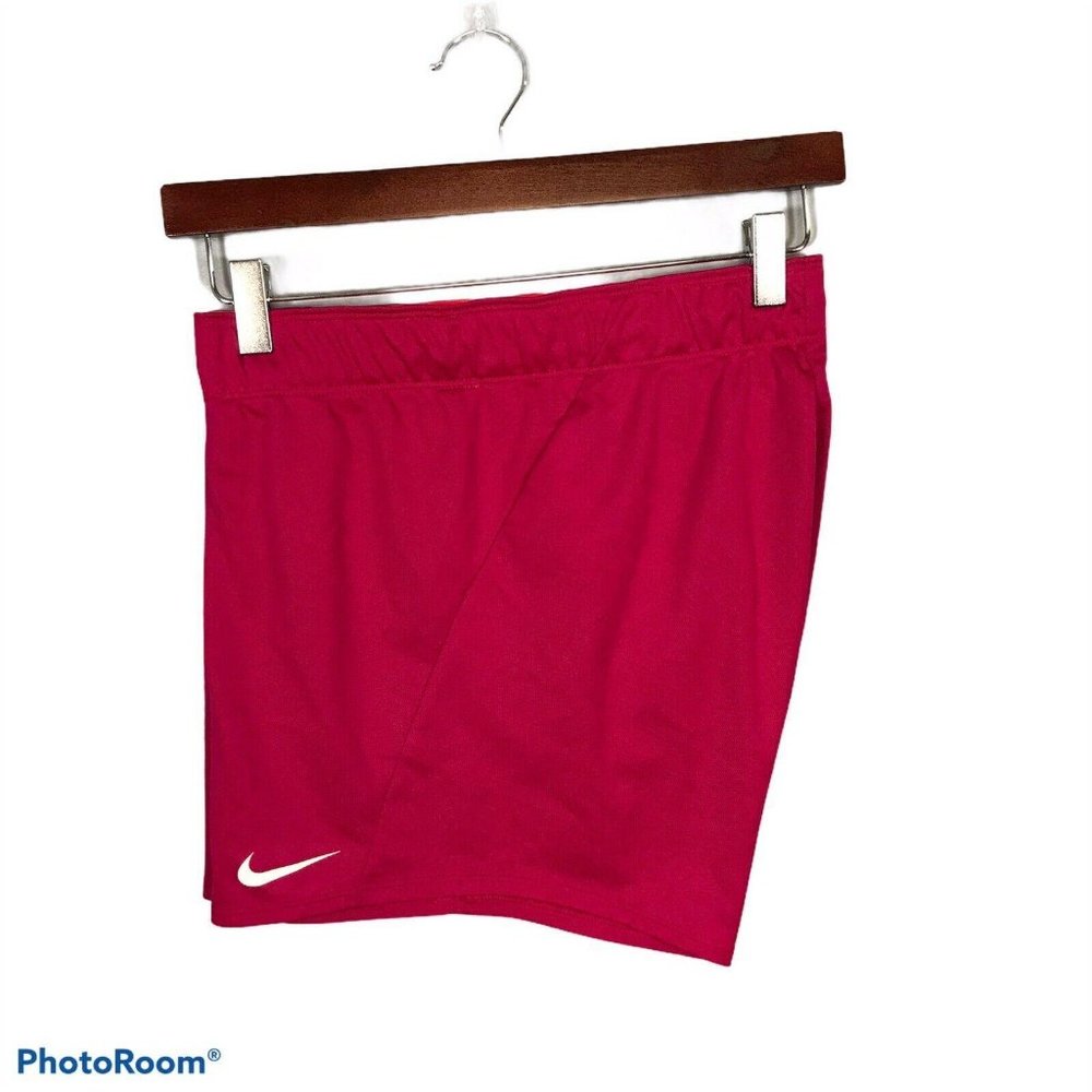 Nike Activewear Shorts Size S Small Solid Pink Whi